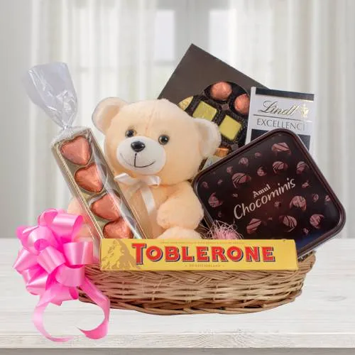 Valentines Day Teddy Bear Online – Tied Ribbons