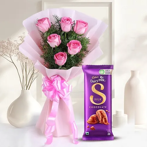 Pink Rose, Asparagus  N  Cadbury Surprise