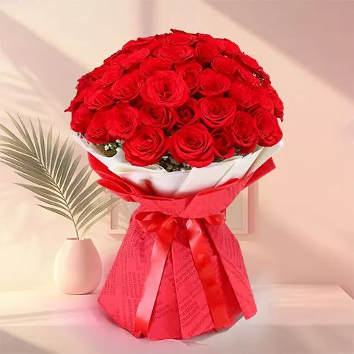 Luxurious 50 Roses Bouquet