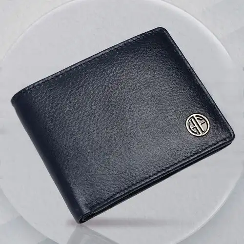Stylish Leather RFID Protected Wallet
