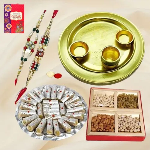 Special Gold Plated Thali Hamper1