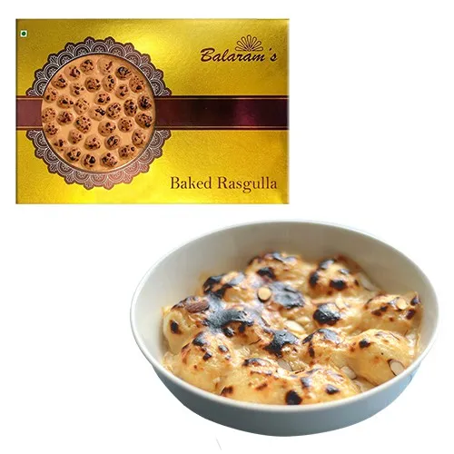 Ambrosial Baked Rasgulla from Balaram Mullick