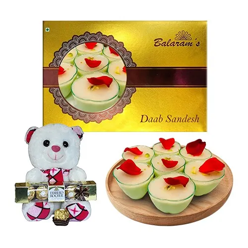 Wonderful Trio of Daab Sandesh from Balaram Mullick with Teddy N Ferrero Rocher