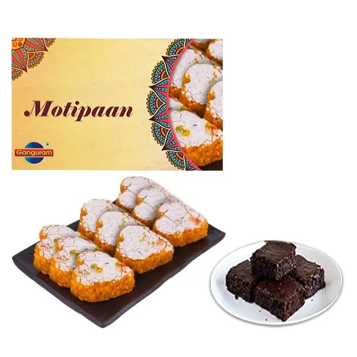 Lip-Smacking Motipaan from Ganguram with Brownies