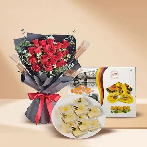 Passionate Roses  N  Sandesh Combo