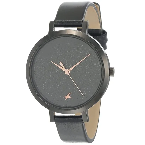 fashionable fastrack black dial womens watch Delivery in Kolkata KolkataOnlineFlorists